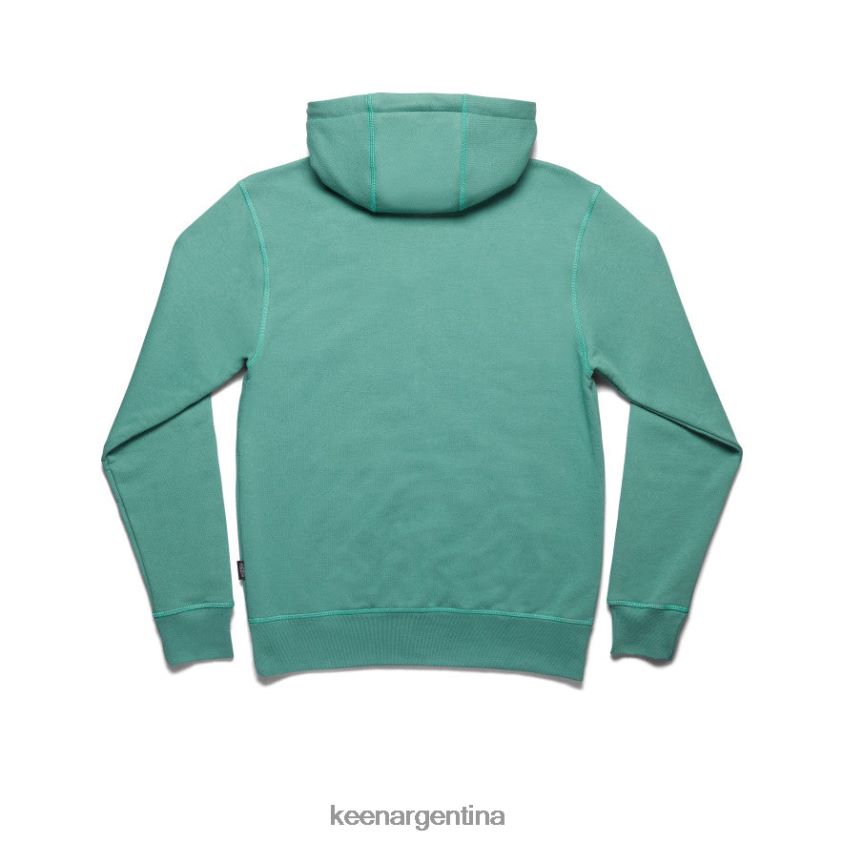 abeto azul ropa KEEN caminata más sudadera con capucha T0822B341 hombres - Imagen 2
