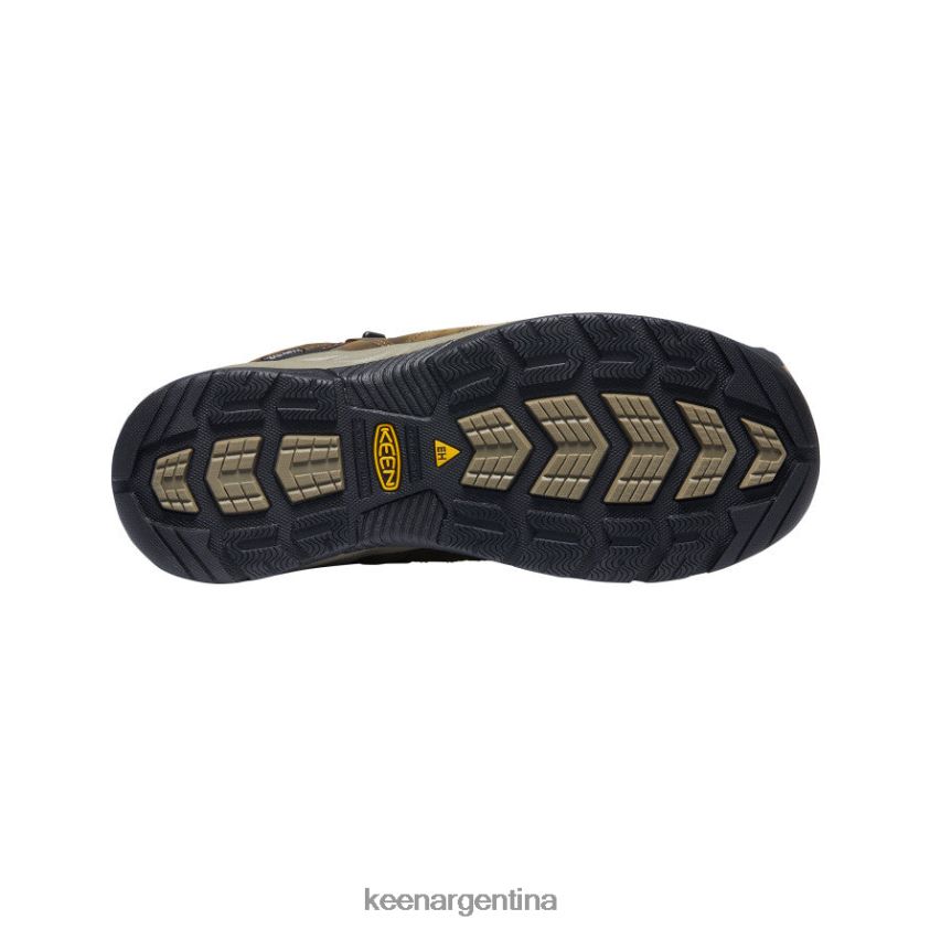 aceituna negra/atigrado calzado KEEN Flint II impermeable medio (puntera blanda) T0822B75 hombres - Imagen 4