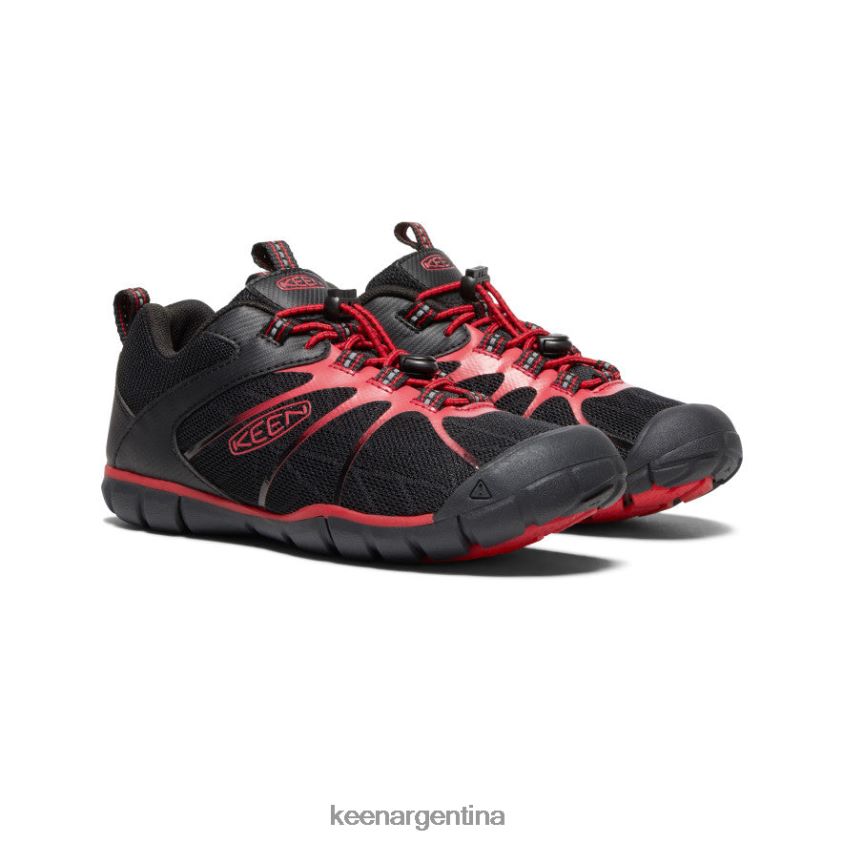 alfombra negra/roja calzado KEEN zapatillas chandler 2 cnx T0822B881 niños grandes - Imagen 2