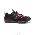 alfombra negra/roja calzado KEEN zapatillas chandler 2 cnx T0822B881 niños grandes