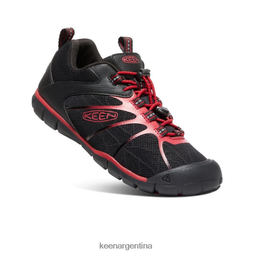 alfombra negra/roja calzado KEEN zapatillas chandler 2 cnx T0822B881 niños grandes - Imagen 3