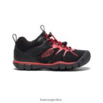 alfombra negra/roja calzado KEEN zapatillas chandler 2 cnx T0822B901 pequeños niños