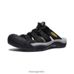amarillo negro calzado KEEN diapositiva de newport T0822B31 hombres - Imagen 3