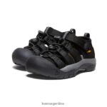 amarillo negro calzado KEEN newport h2 T0822B729 pequeños niños - Imagen 2