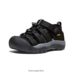 amarillo negro calzado KEEN newport h2 T0822B729 pequeños niños - Imagen 3