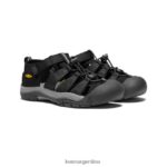 amarillo negro calzado KEEN newport h2 T0822B750 niños grandes - Imagen 2