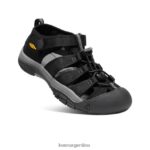 amarillo negro calzado KEEN newport h2 T0822B750 niños grandes - Imagen 3