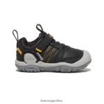 amarillo negro calzado KEEN zapatillas con pico y nudo T0822B934 niños pequeños