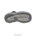 amarillo negro calzado KEEN zapatillas con pico y nudo T0822B971 pequeños niños - Imagen 4