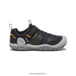 amarillo negro calzado KEEN zapatillas con pico y nudo T0822B976 niños grandes