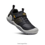 amarillo negro calzado KEEN zapatillas con pico y nudo T0822B976 niños grandes - Imagen 3