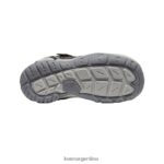 amarillo negro calzado KEEN zapatillas con pico y nudo T0822B976 niños grandes - Imagen 4