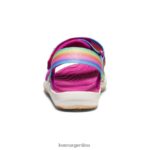 arcoiris/festival fucsia calzado KEEN correa trasera elle T0822B721 niños grandes - Imagen 5