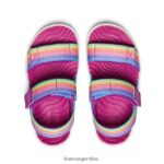 arcoiris/festival fucsia calzado KEEN correa trasera elle T0822B725 pequeños niños - Imagen 4