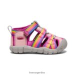 arcoiris/festival fucsia calzado KEEN seacamp ii cnx T0822B823 niños pequeños