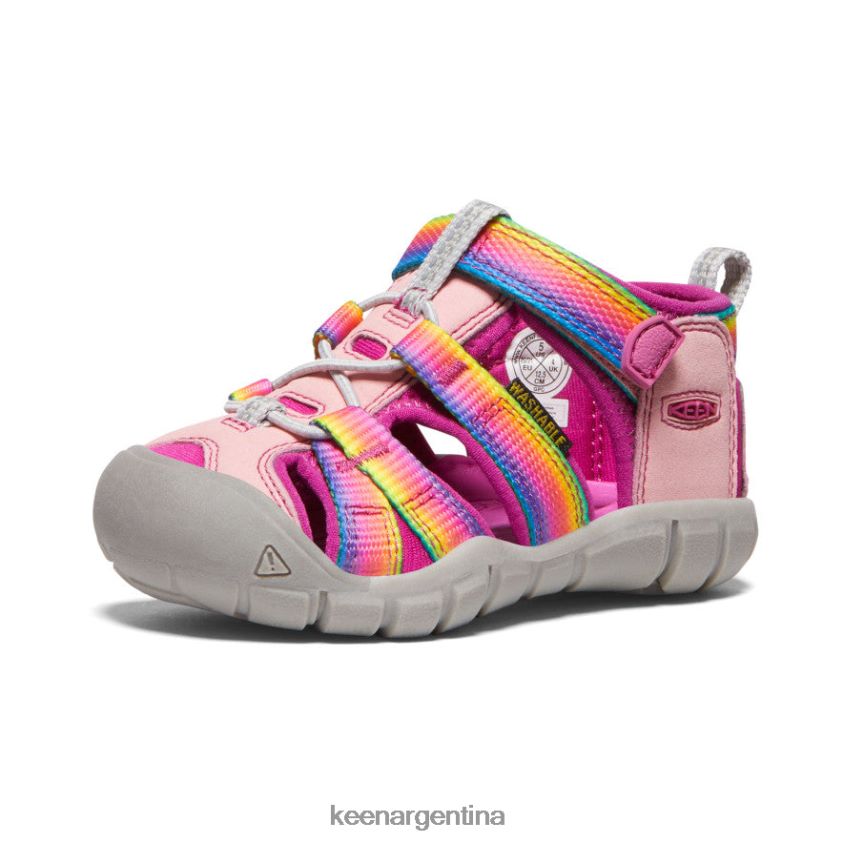 arcoiris/festival fucsia calzado KEEN seacamp ii cnx T0822B823 niños pequeños - Imagen 3