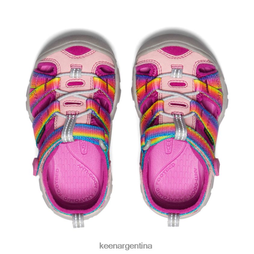 arcoiris/festival fucsia calzado KEEN seacamp ii cnx T0822B823 niños pequeños - Imagen 4