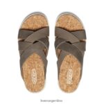 atigrado/abedul calzado KEEN tobogán mixto elle T0822B428 mujer - Imagen 4