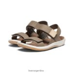 atigrado/blanco estrella calzado KEEN correa trasera elle T0822B724 niños grandes - Imagen 2