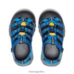austero/negro calzado KEEN newport h2 T0822B737 pequeños niños - Imagen 4