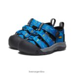 austero/negro calzado KEEN newport h2 T0822B831 niños pequeños - Imagen 2
