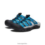 azul fiordo/amapola islandia calzado KEEN diapositiva de newport T0822B454 mujer - Imagen 2
