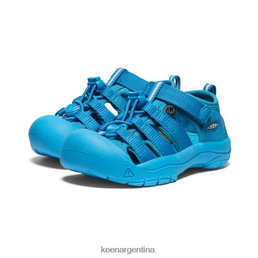 azul fiordo calzado KEEN newport h2 T0822B740 pequeños niños - Imagen 2