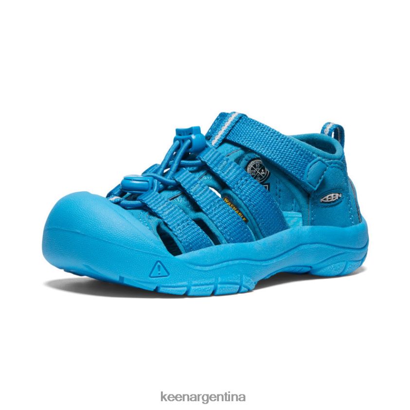 azul fiordo calzado KEEN newport h2 T0822B740 pequeños niños - Imagen 3