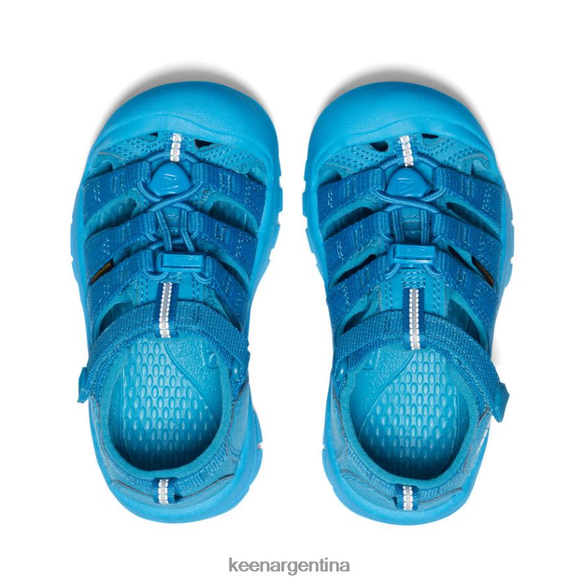 azul fiordo calzado KEEN newport h2 T0822B740 pequeños niños - Imagen 4