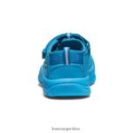 azul fiordo calzado KEEN newport h2 T0822B740 pequeños niños - Imagen 5