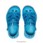 azul fiordo calzado KEEN newport h2 T0822B759 niños grandes - Imagen 4