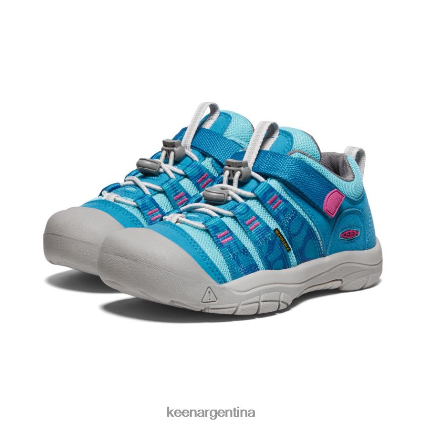 azul fiordo/fucsia festival calzado KEEN newport h2sho T0822B955 niños grandes - Imagen 2