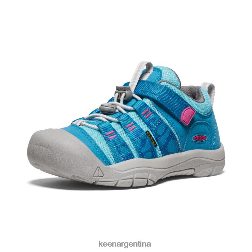 azul fiordo/fucsia festival calzado KEEN newport h2sho T0822B955 niños grandes - Imagen 3