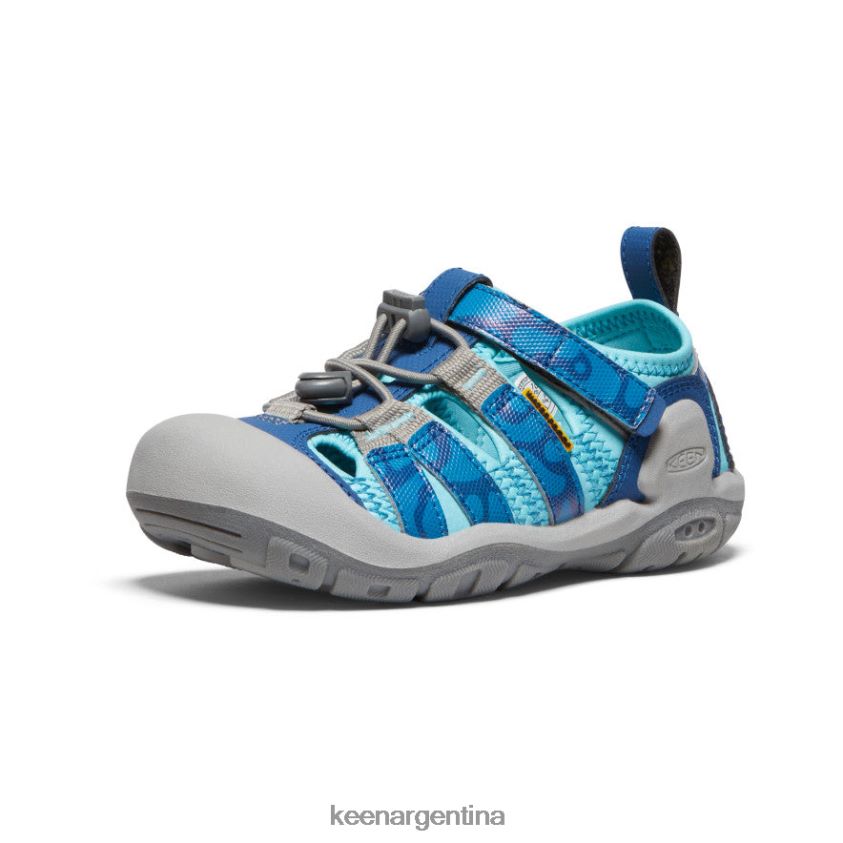 azul fiordo/ipanema calzado KEEN arroyo nudo T0822B775 pequeños niños - Imagen 3