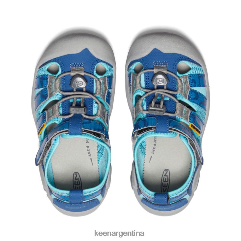 azul fiordo/ipanema calzado KEEN arroyo nudo T0822B775 pequeños niños - Imagen 4
