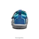 azul fiordo/ipanema calzado KEEN arroyo nudo T0822B775 pequeños niños - Imagen 5