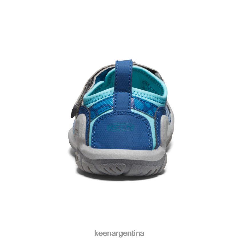 azul fiordo/ipanema calzado KEEN arroyo nudo T0822B775 pequeños niños - Imagen 5
