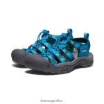 azul fiordo/teñido anudado calzado KEEN newport h2 T0822B409 mujer - Imagen 2