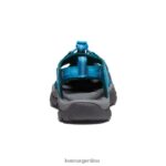 azul fiordo/teñido anudado calzado KEEN newport h2 T0822B409 mujer - Imagen 5