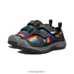 azul intenso/teñido anudado original calzado KEEN sabueso de velocidad T0822B811 pequeños niños - Imagen 2