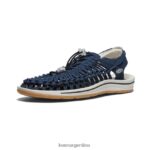 azul marino/abedul calzado KEEN lienzo uneek T0822B106 hombres - Imagen 3