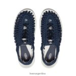 azul marino/abedul calzado KEEN lienzo uneek T0822B106 hombres - Imagen 4