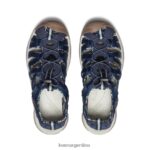 azul marino/abedul calzado KEEN susurro T0822B525 mujer - Imagen 4