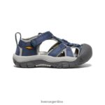 azul marino/gris calzado KEEN venecia h2 T0822B963 pequeños niños