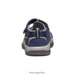 azul marino/gris calzado KEEN venecia h2 T0822B963 pequeños niños - Imagen 5