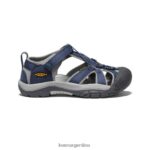azul marino/gris calzado KEEN venecia h2 T0822B965 niños grandes