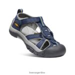 azul marino/gris calzado KEEN venecia h2 T0822B965 niños grandes - Imagen 3