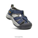 azul marino/gris calzado KEEN venecia h2 T0822B973 niños pequeños - Imagen 3