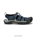 azul marino/gris medio calzado KEEN newport h2 T0822B52 hombres