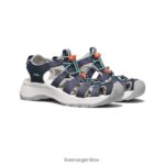 azul marino/vidrio biselado calzado KEEN sandalia astoria oeste T0822B548 mujer - Imagen 2